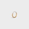 Simple Forms Ring in Brass with Gold and Rhodium finish | CELINE