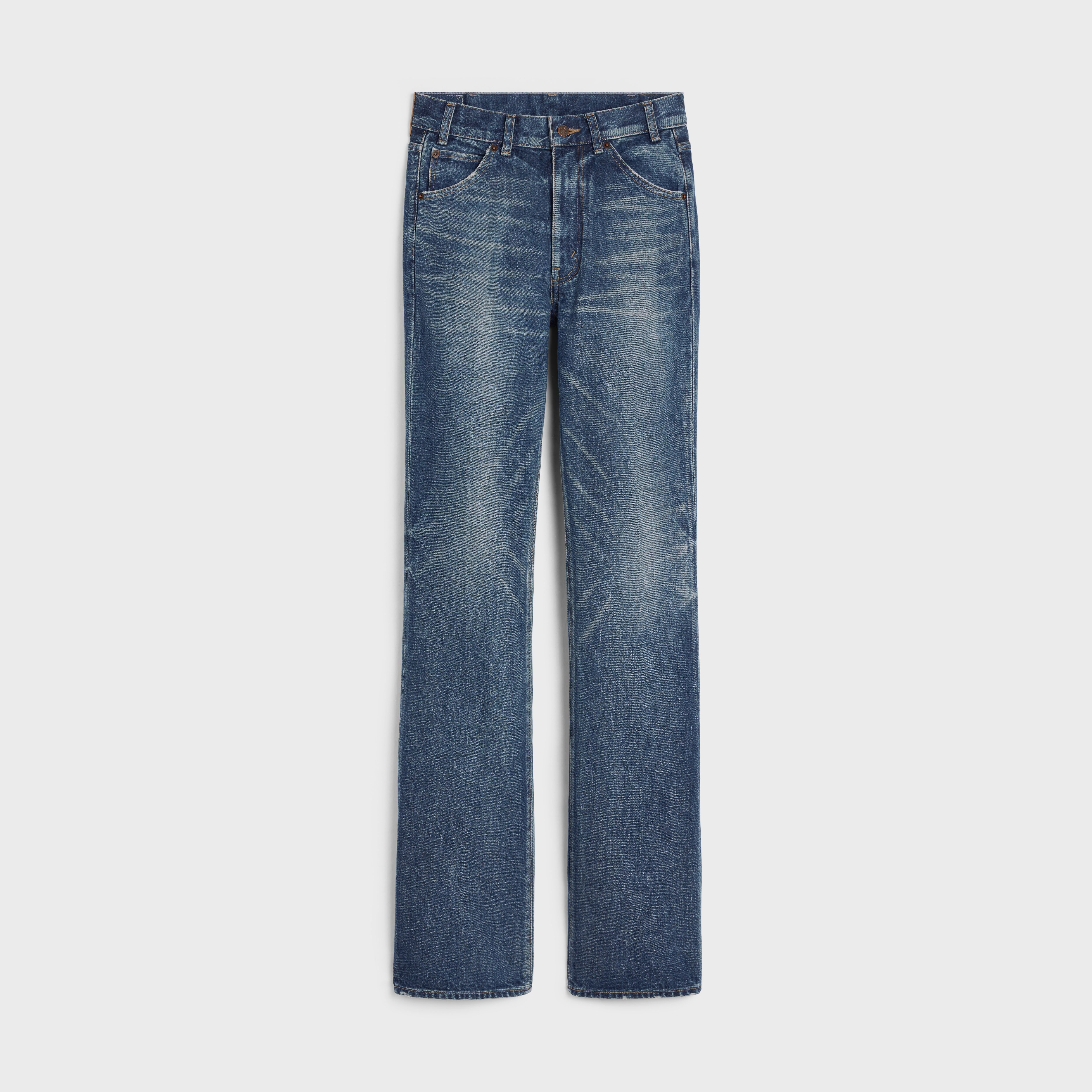 SERGE FLARE JEANS IN DARK UNION WASH DENIM