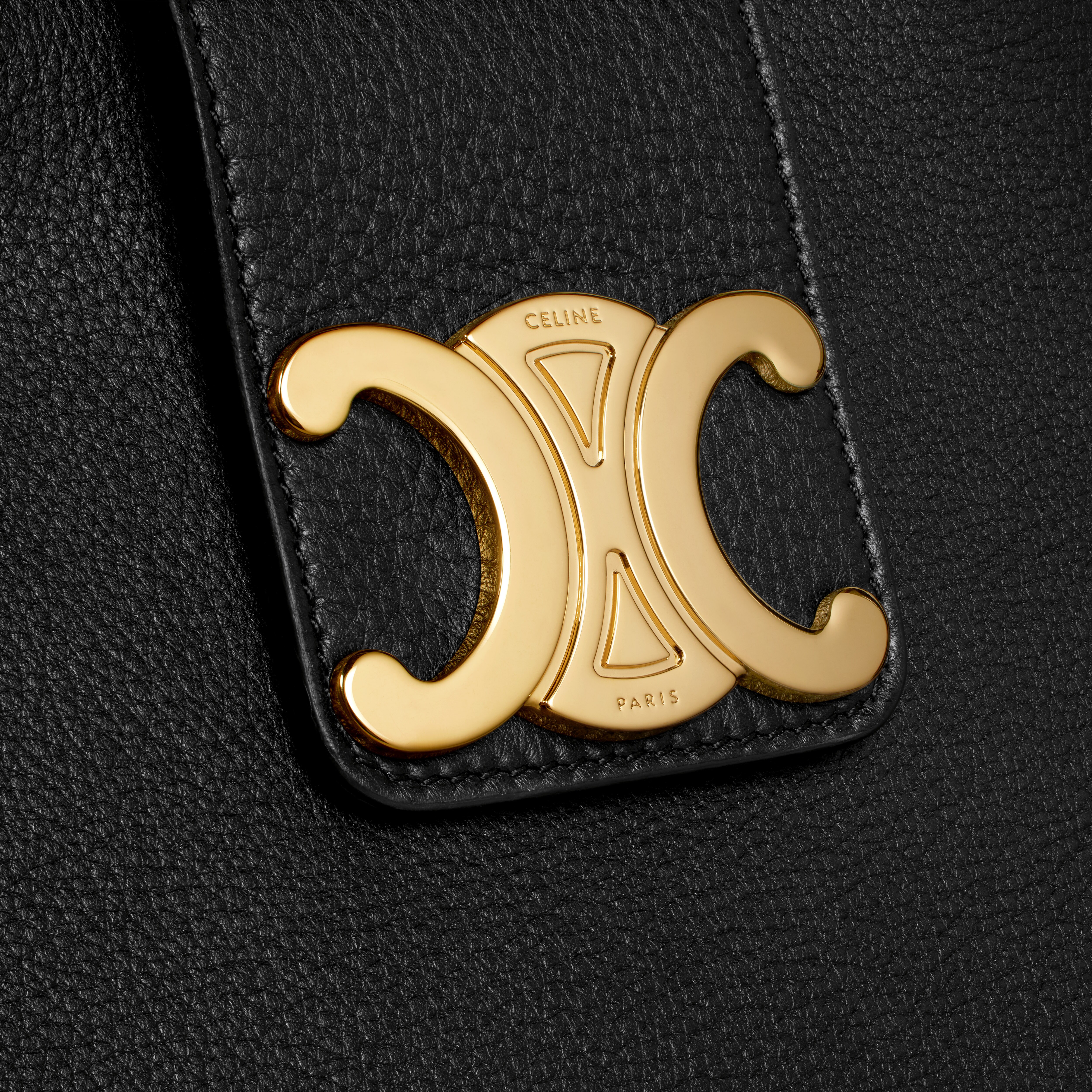 CELINE セリーヌ ロゴピアス 片耳 ミディアム アポリーヌ バッグ 