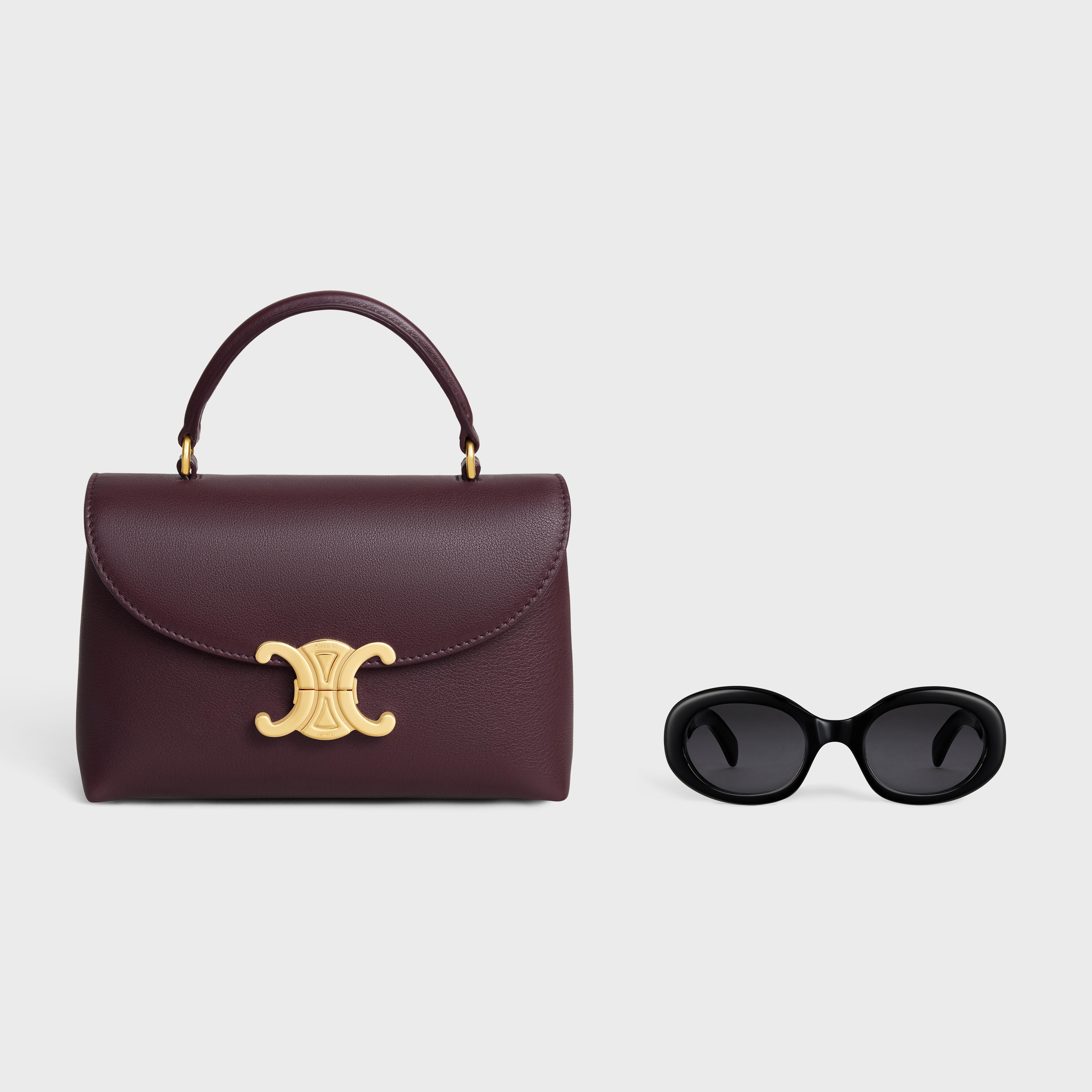 yhk.13 　CÉLINE セリーヌ　ブーティダークブラウンレザー 36 パファージャケット / 軽量ナイロン - ブラウン | CELINE